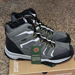 NEW Khombu Men's Windrip Mid Waterproof Hiking Boots Multi-Terrain Gray Size 13